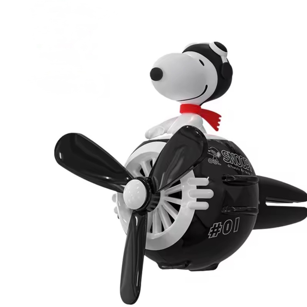 Snoopy Black and White Car Air Freshener